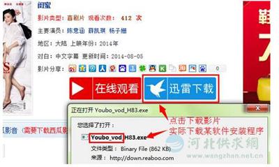 誘騙用戶下載影片，實則下載木馬病毒