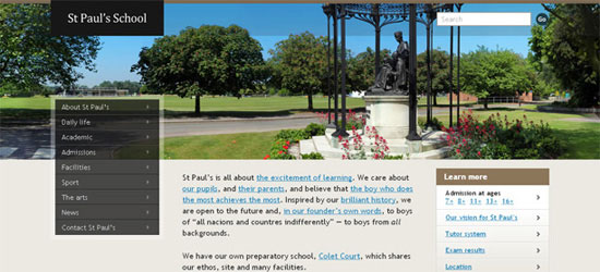 該網(wǎng)站是一個(gè)靈活的網(wǎng)格布局變化取決于瀏覽器的窗口的大小。布局的改變表明光滑，光滑的動畫。